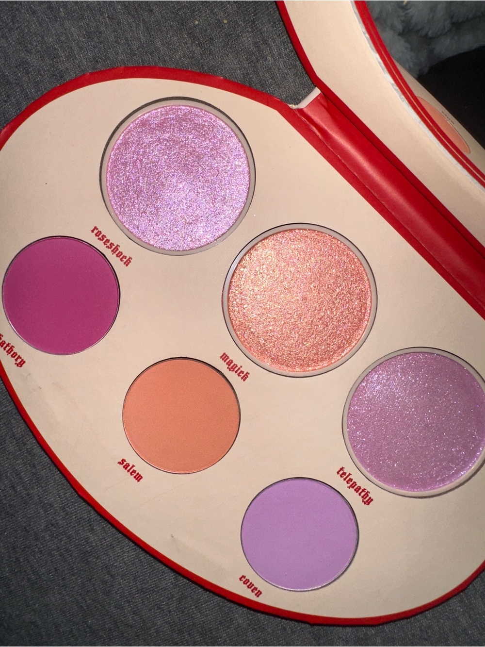 Kat Von D Fetish Lavender, Peach & Pink Blush and Highlighter Palette with Box